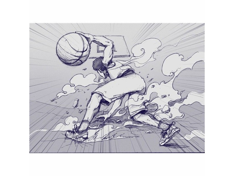 Баскетболна Топка Spalding Sketch Dribble Черен Естествен каучук (Размер 7)