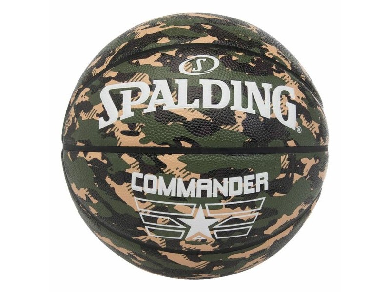 Баскетболна Топка Spalding Commander Camo Зелен Маслина 7 Синтетичен (Размер 7)