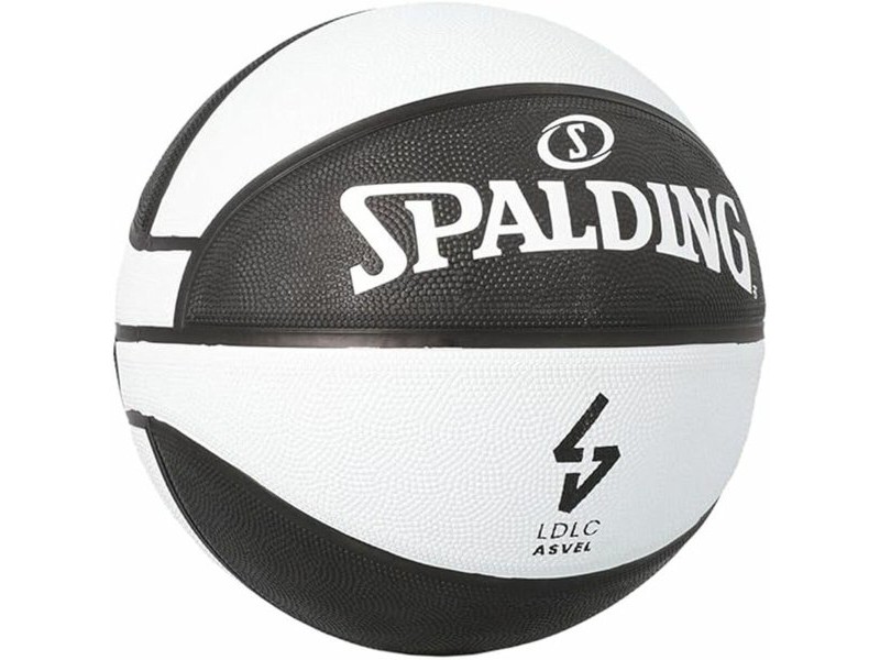 Баскетболна Топка Spalding Asvel Sz7 Бял Черен (Размер 7) Баскетболна Топка Spalding Asvel Sz7 Бял Черен (Размер 7)
