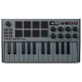 Контрольор Akai MPK Mini MK3 Grey MIDI