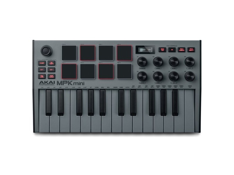 Контрольор Akai MPK Mini MK3 Grey MIDI