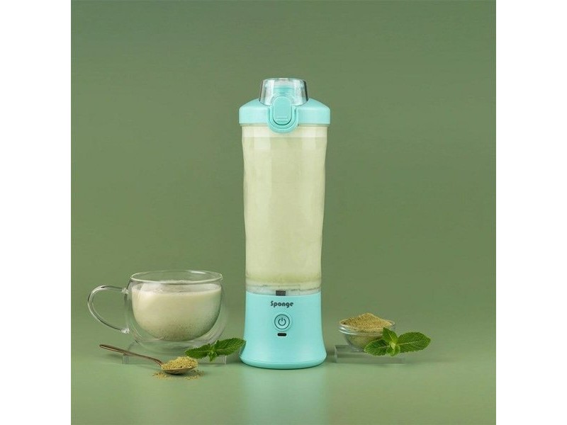 Блендер с чаша Sponge 703674402223 Прозрачен цвят тюркоаз 600 ml