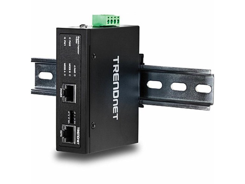 PoE инжектор Trendnet TI-IG60 1000 Mbit/s Черен