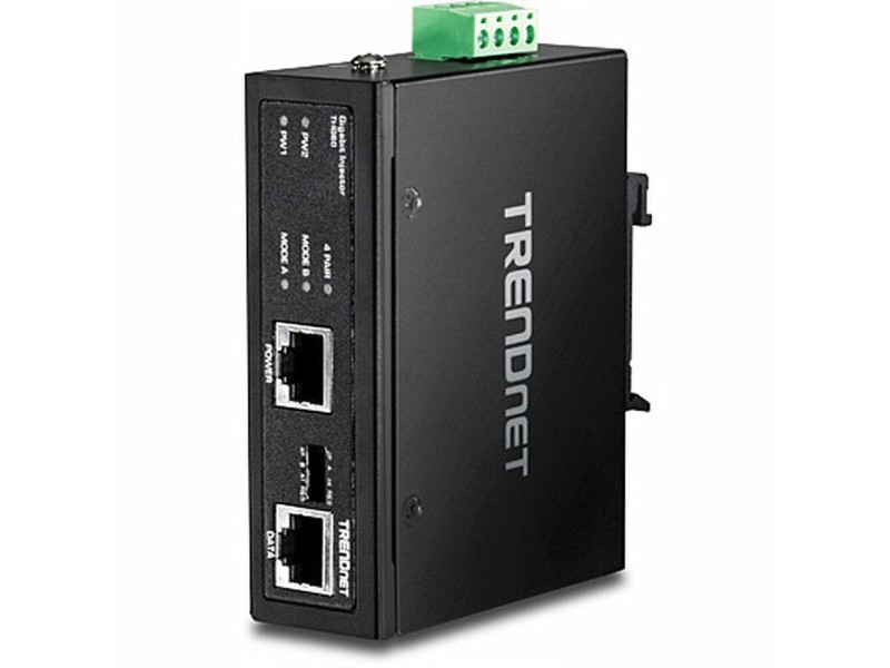 PoE инжектор Trendnet TI-IG60 1000 Mbit/s Черен