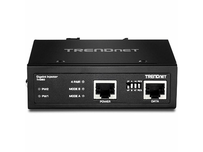 PoE инжектор Trendnet TI-IG60 1000 Mbit/s Черен