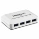 USB извод Trendnet TU3-H4               Бял