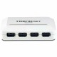USB извод Trendnet TU3-H4               Бял