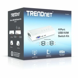 KVM суич Trendnet TK-407K