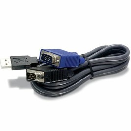 Кабел KVM Trendnet TK-CU10              Черен 2,8 m