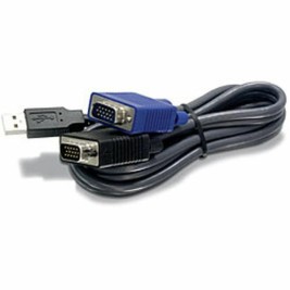Кабел KVM Trendnet TK-CU15 Черен