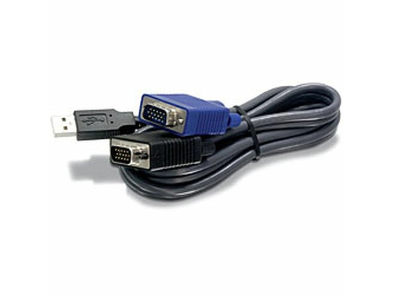 Кабел KVM Trendnet TK-CU15 Черен