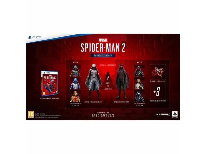 Видеоигра PlayStation 5 Insomniac Games Marvel Spider-Man 2 (FR)