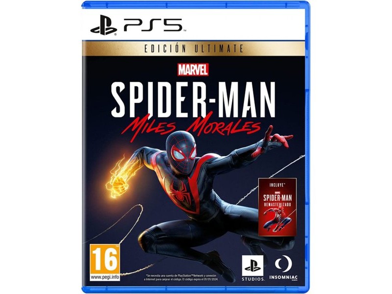 Видеоигра PlayStation 5 Sony MARVEL SPIDERMAN MILES MORALES ULT ED