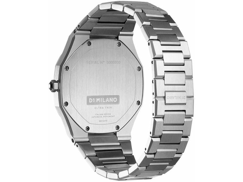 Мъжки часовник D1 Milano ULTRA THIN SILVER Сребрист (Ø 40 mm)