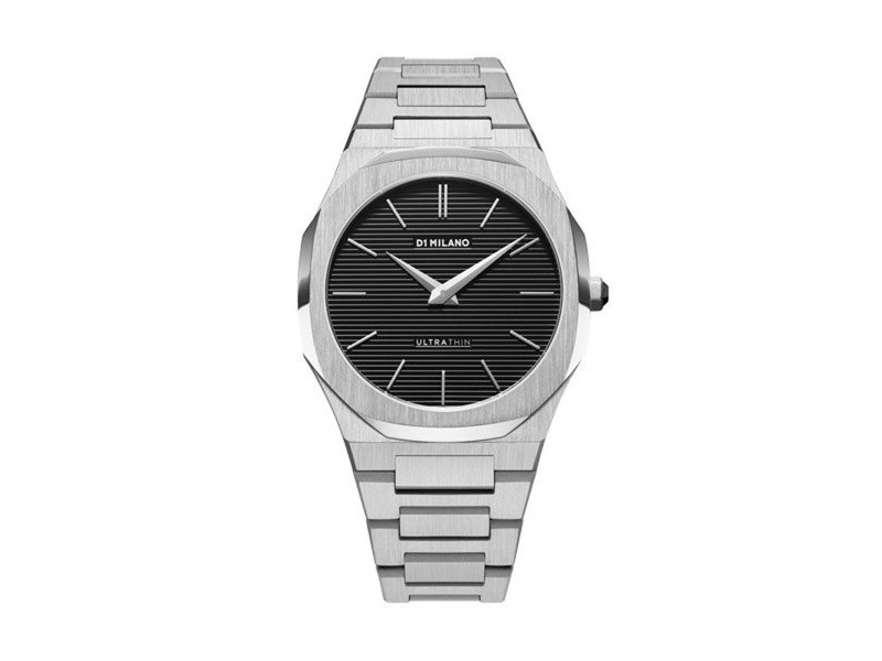 Мъжки часовник D1 Milano ULTRA THIN SILVER Сребрист (Ø 40 mm)