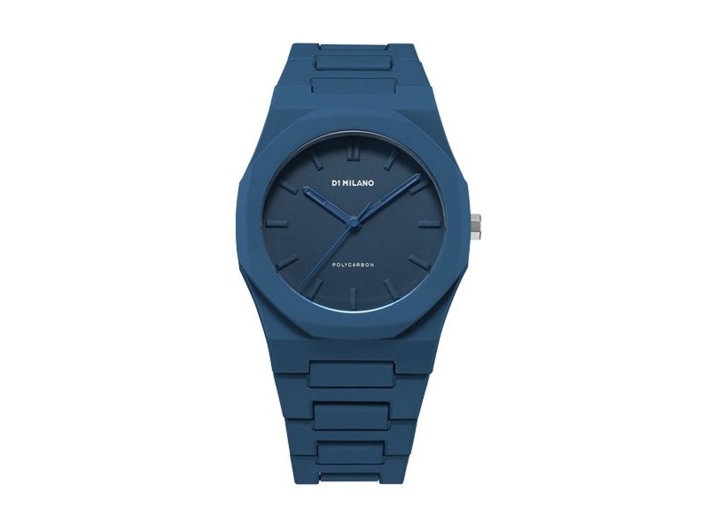 Мъжки часовник D1 Milano POLYCARBON NAVY BLUE - COLOR BLOCK EDITION (Ø 40,5 mm)