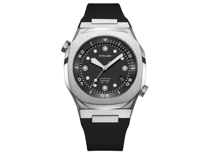 Мъжки часовник D1 Milano DEEP BLACK (Ø 43,5 mm)