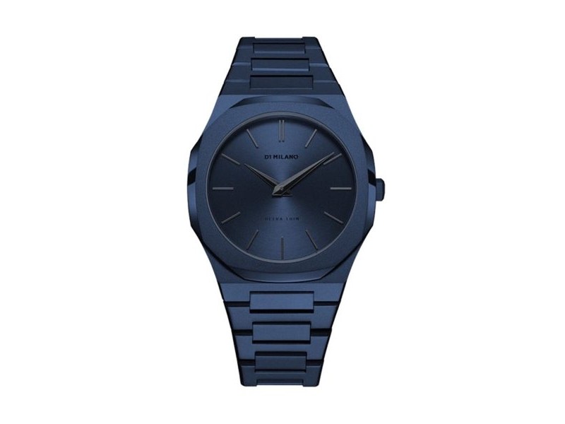 Мъжки часовник D1 Milano ULTRA THIN MIDNIGHT - UT40 MONOCHROME EDITION (Ø 40 mm)