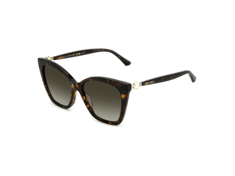 Дамски слънчеви очила Jimmy Choo RUA/G/S Черен ø 56 mm