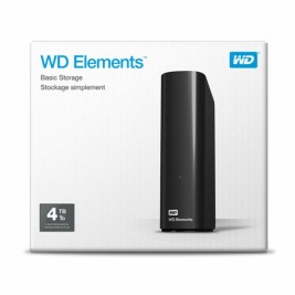 Външен харддиск Western Digital WD Elements Desktop Черен 4 TB HDD