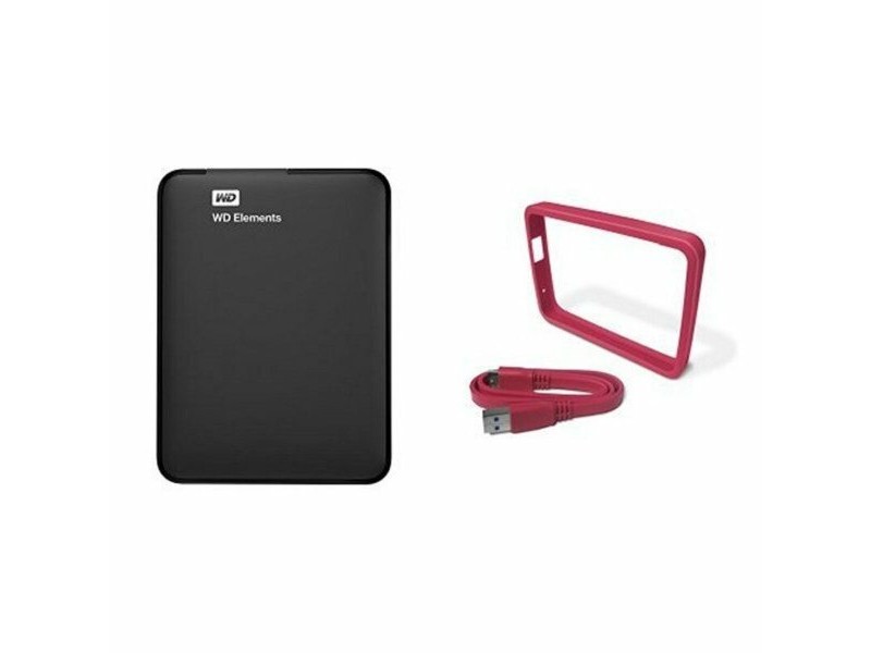 Външен харддиск Western Digital WD Elements Portable WDBUZG0010BBK-WESN 1 TB 2,5