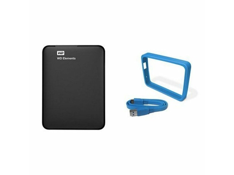Външен харддиск Western Digital WD Elements Portable WDBUZG0010BBK-WESN 1 TB 2,5