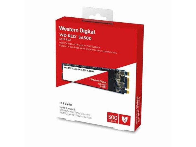 Твърд диск Western Digital Red SA500 500 GB SSD 500 GB SSD Твърд диск Western Digital Red SA500 500 GB SSD 500 GB SSD