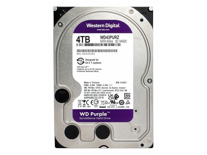 Твърд диск Western Digital WD43PURZ 3,5