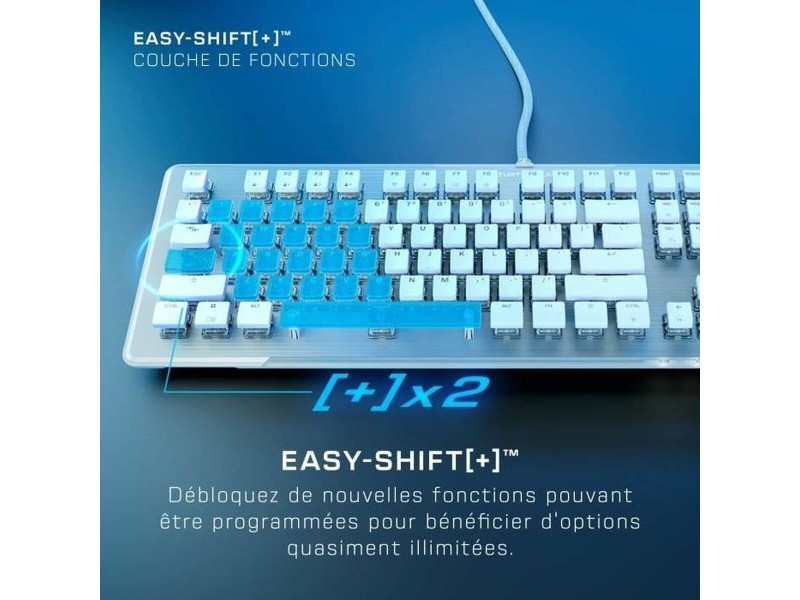 Клавиатура Turtle Beach Vulcan II Бял Azerty френски