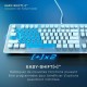 Клавиатура Turtle Beach Vulcan II Бял Azerty френски