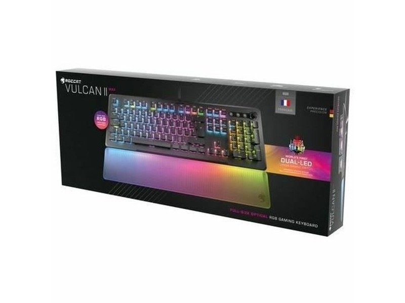 Блутут клавиатура Roccat Vulcan II Max - Linear Черен френски QWERTY