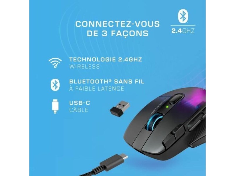 Безжична мишка Turtle Beach Kone XP Air Черен