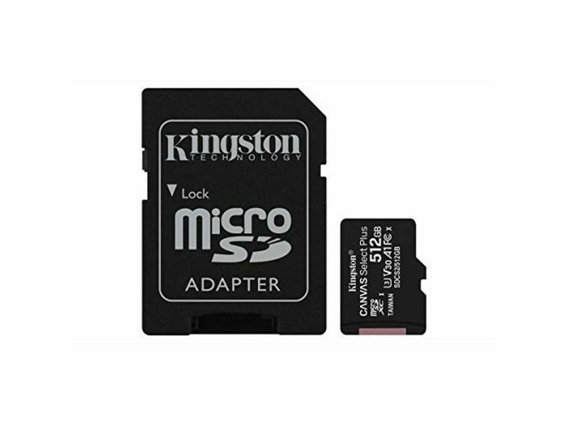 Mикро SD карта памет с адаптер Kingston SDCS2/512GB 512 GB