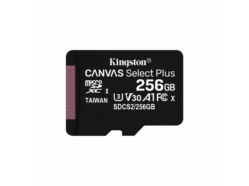 Mикро SD карта памет с адаптер Kingston Canvas Select Plus 256GB 256 GB
