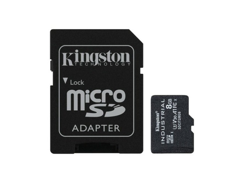 Mикро SD карта памет с адаптер Kingston Industrial
