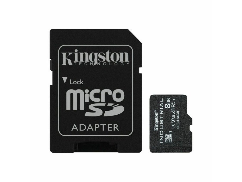 Mикро SD карта памет с адаптер Kingston Industrial