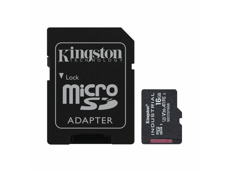 Mикро SD карта памет с адаптер Kingston SDCIT/16GB 16GB 16 GB