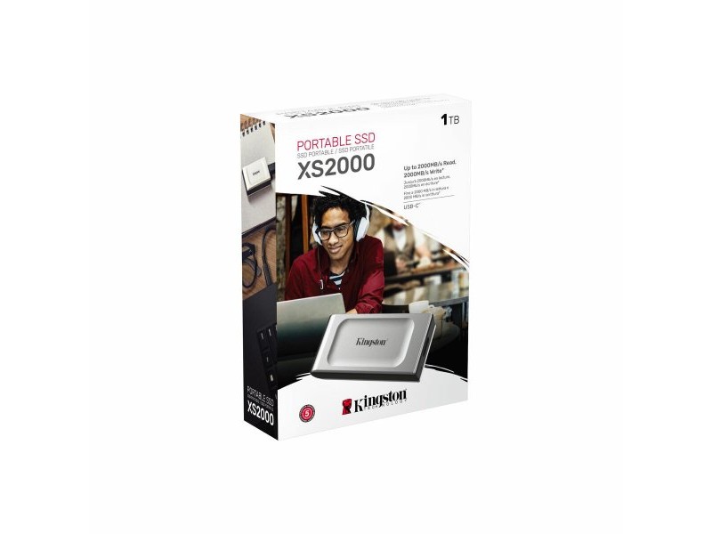 Външен харддиск Kingston SXS2000/1000G 1 TB SSD