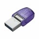USB стик Kingston DTDUO3CG3/128GB Лилав 128 GB