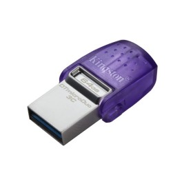 USB стик Kingston microDuo 3C Лилав 64 GB
