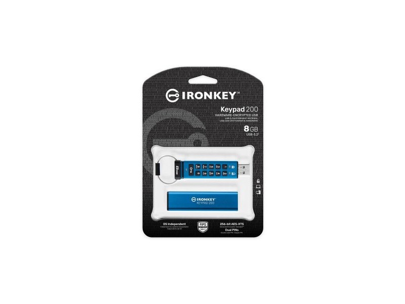 Флашка Kingston IKKP200/8GB Син 8 GB