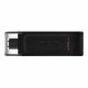 USB стик Kingston 70 Черен 256 GB