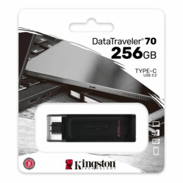 USB стик Kingston 70 Черен 256 GB