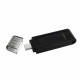 USB стик Kingston 70 Черен 256 GB