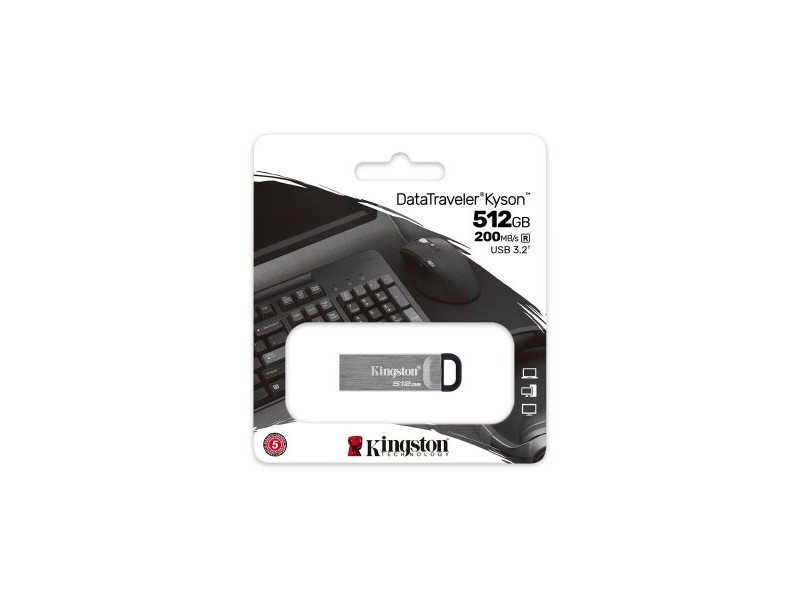 USB стик Kingston DTKN/512GB Сребрист Стомана 512 GB (1 броя) USB стик Kingston DTKN/512GB Сребрист Стомана 512 GB (1 броя)