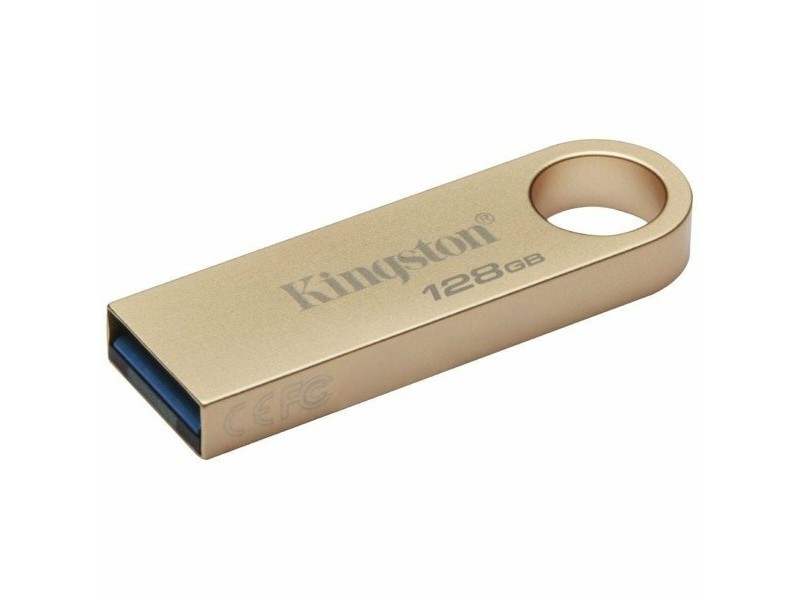 USB стик Kingston DataTraveler SE9 G3 USB 3.2 128 GB Златен