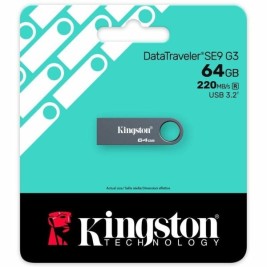 USB стик Kingston DataTraveler SE9 G3 USB 3.2 64 GB Черен