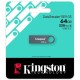 USB стик Kingston DataTraveler SE9 G3 USB 3.2 64 GB Черен