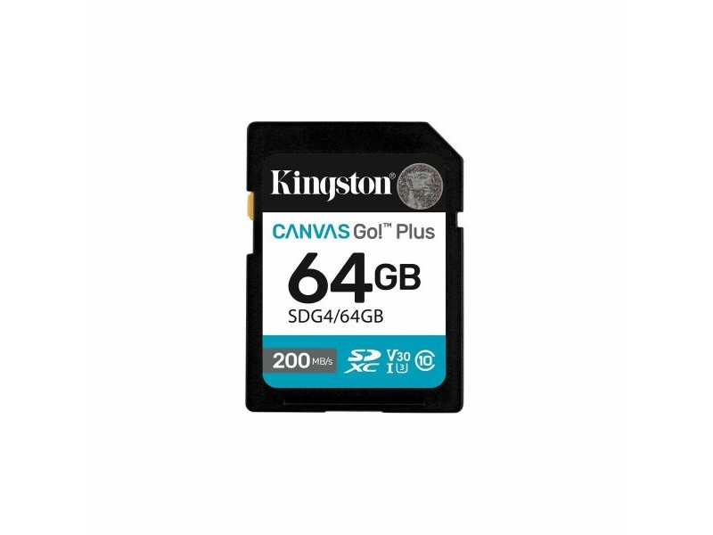 Mикро SD карта памет с адаптер Kingston SDG4/64GB 64 GB