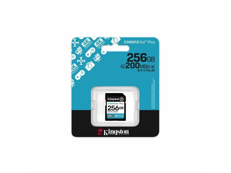 Mикро SD карта памет с адаптер Kingston SDG4/256GB 256 GB